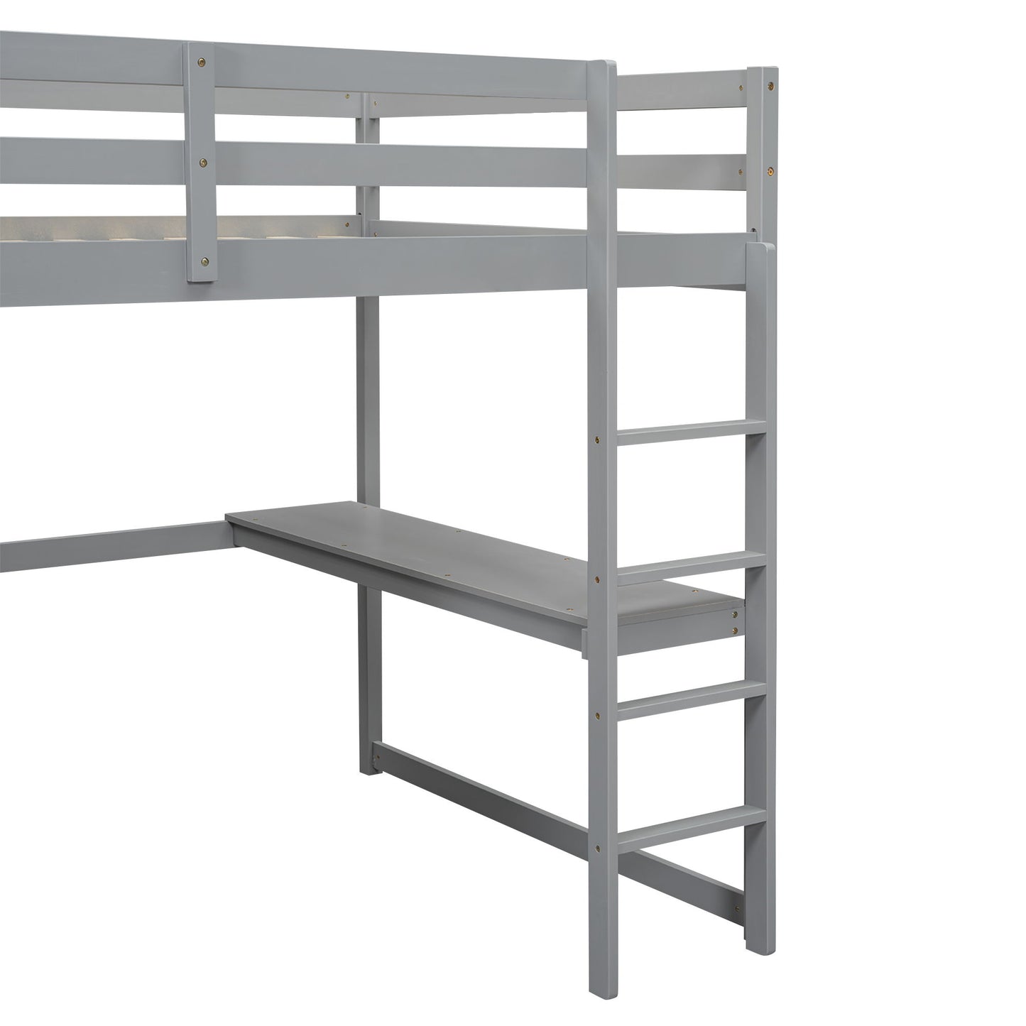 Loft Bed With Built In Wardrobe, Shelves And Drawers - The Sleep Loft - Online Mattress Showroom NYC