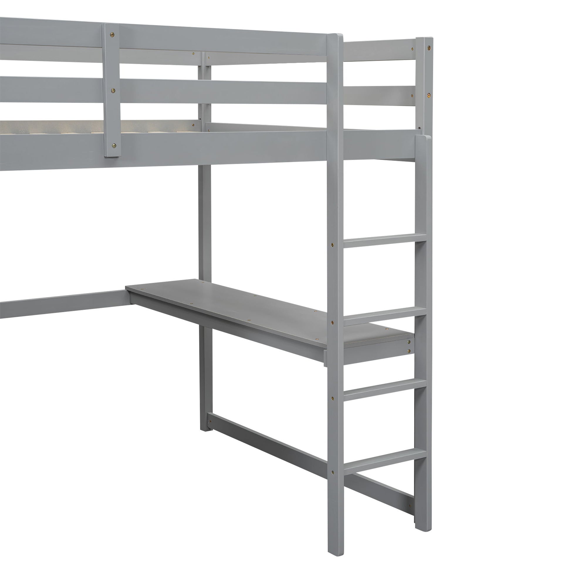 Loft Bed With Built In Wardrobe, Shelves And Drawers - The Sleep Loft - Online Mattress Showroom NYC