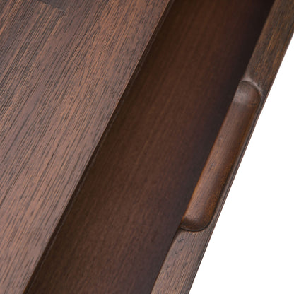 Lowry - Desk - Distressed Charcoal Brown - The Sleep Loft - Online Mattress Showroom NYC