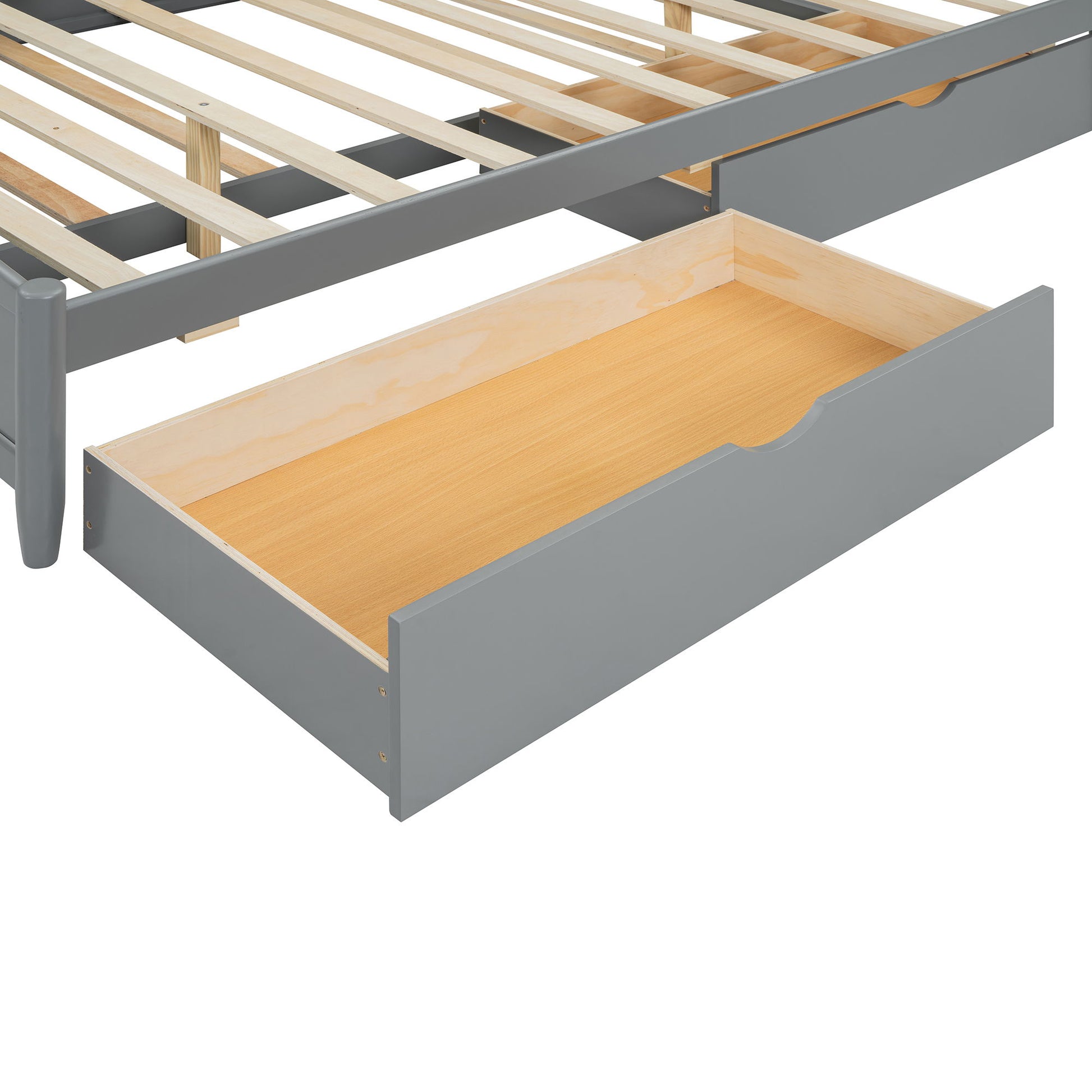 Platform Bed With With 2 Big Drawers And Trundle - The Sleep Loft - Online Mattress Showroom NYC