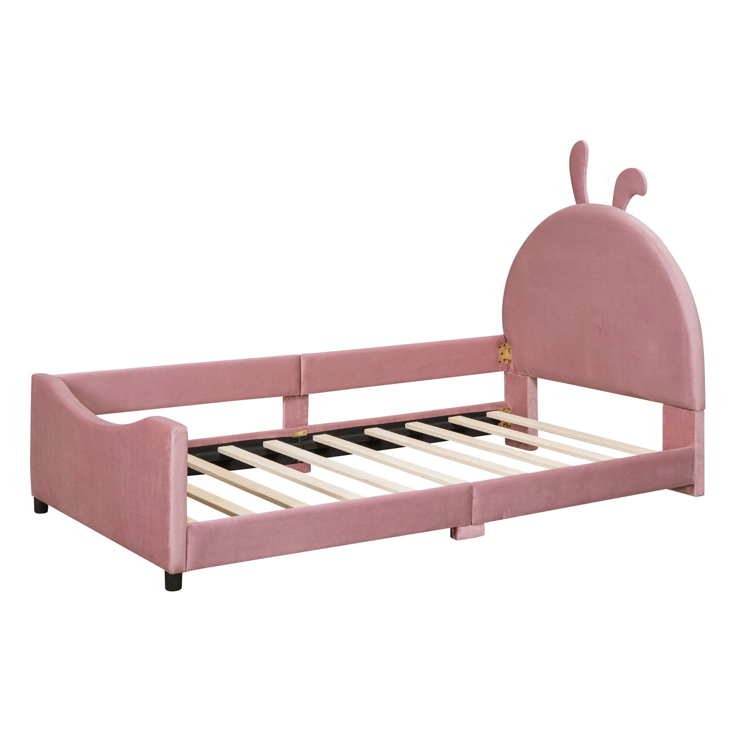 Upholstered Daybed With Rabbit Ear Shaped Headboard - The Sleep Loft - Online Mattress Showroom NYC