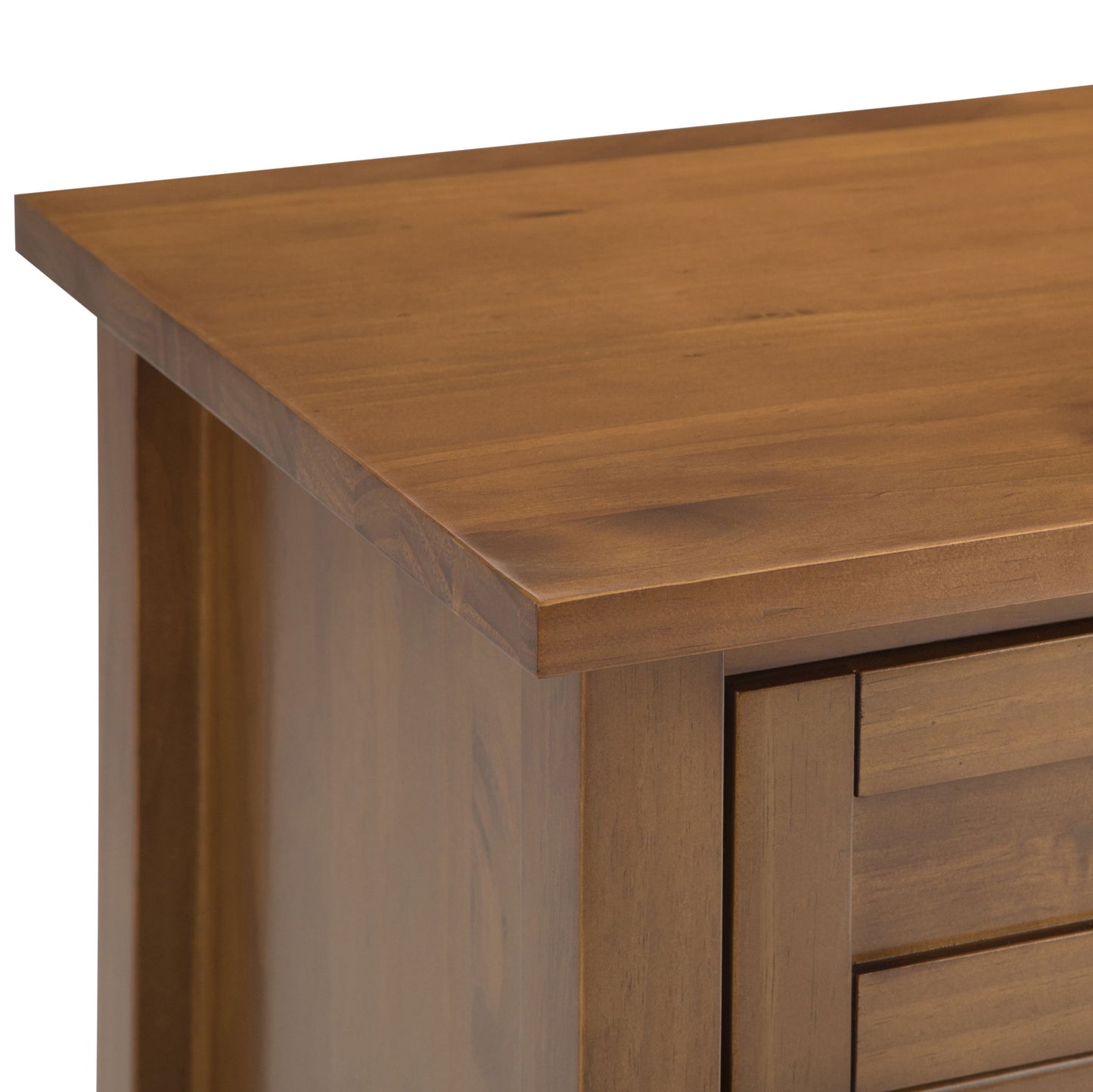 Warm Shaker - Bedside Table - Light Golden Brown - The Sleep Loft - Online Mattress Showroom NYC