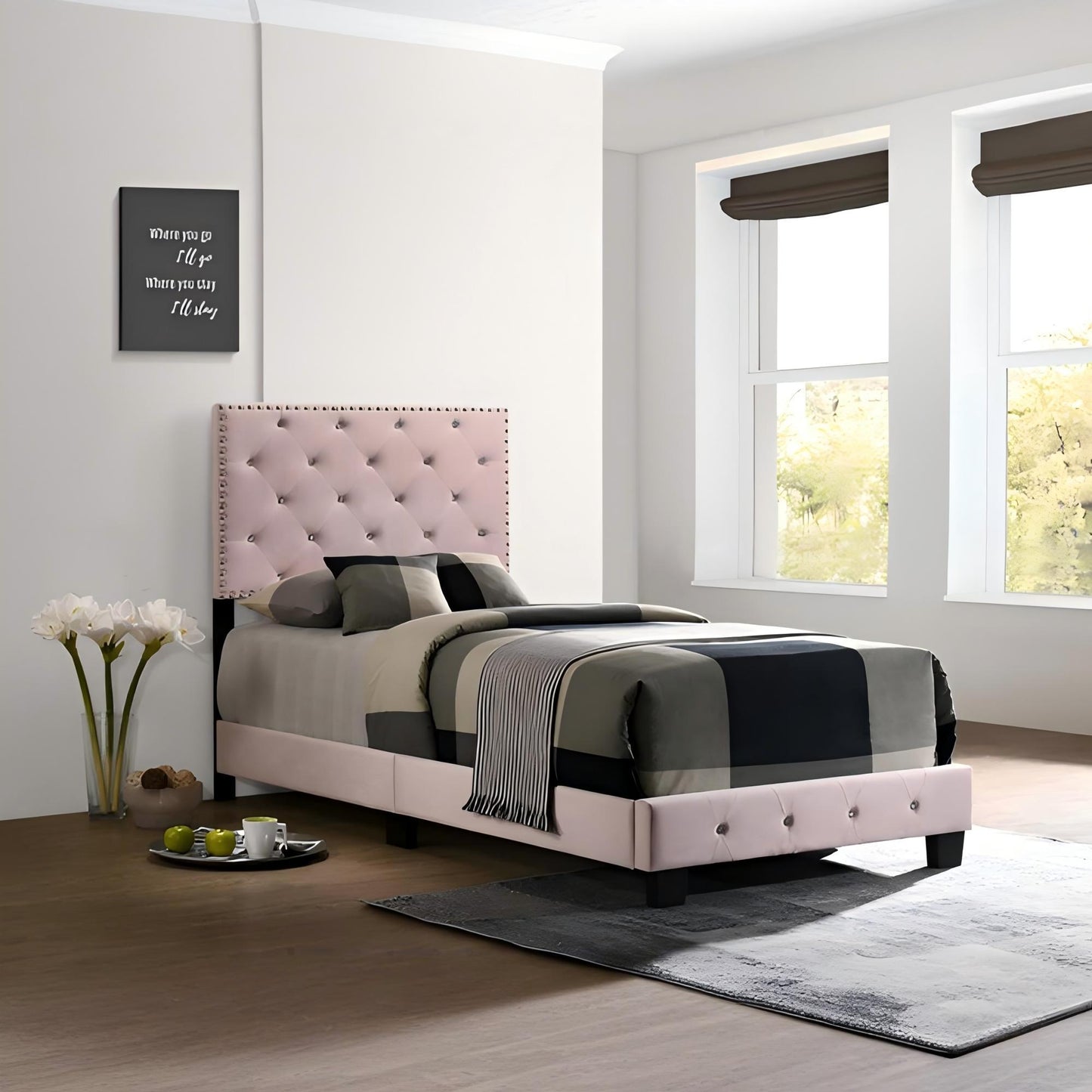 Luxurious Upholstered Bed - The Sleep Loft - Online Mattress Showroom NYC