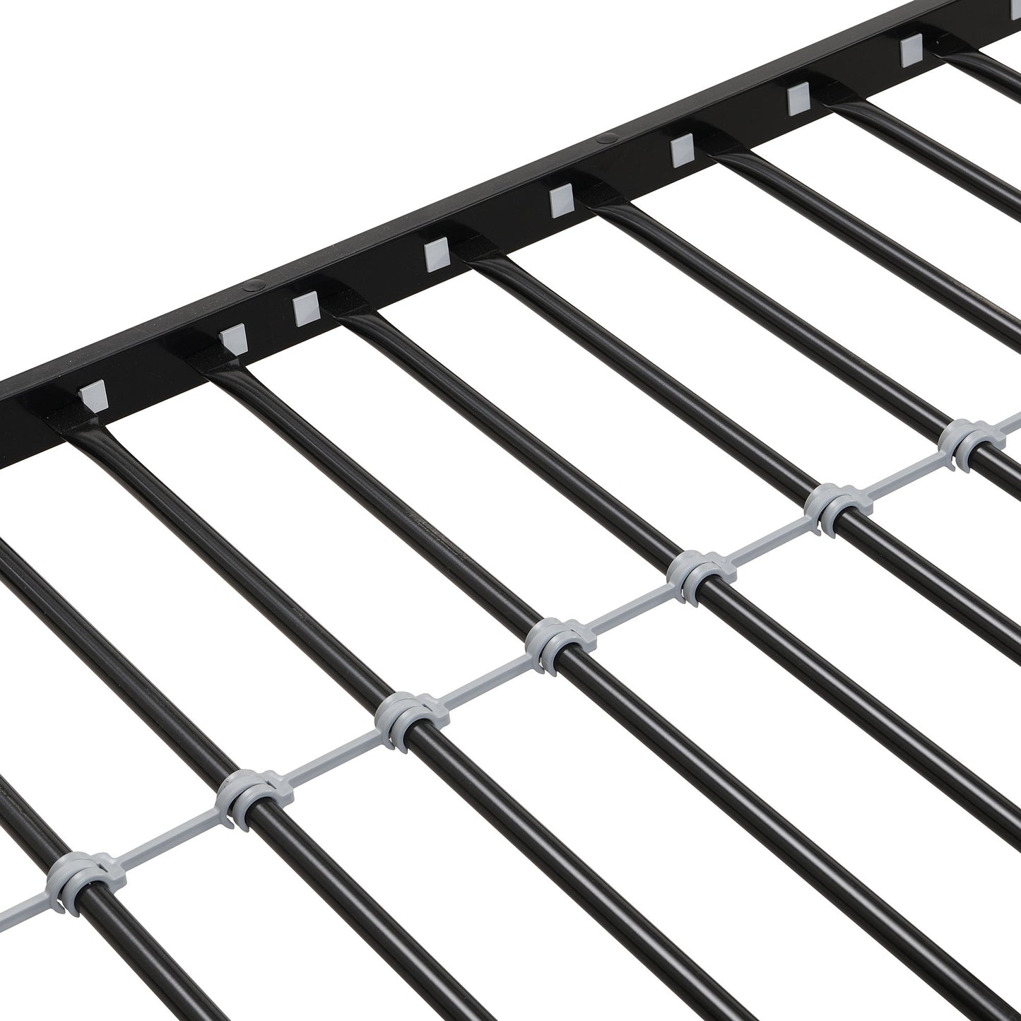 Modern Metal Bunk Bed With Side Ladders And Guardrail - The Sleep Loft - Online Mattress Showroom NYC