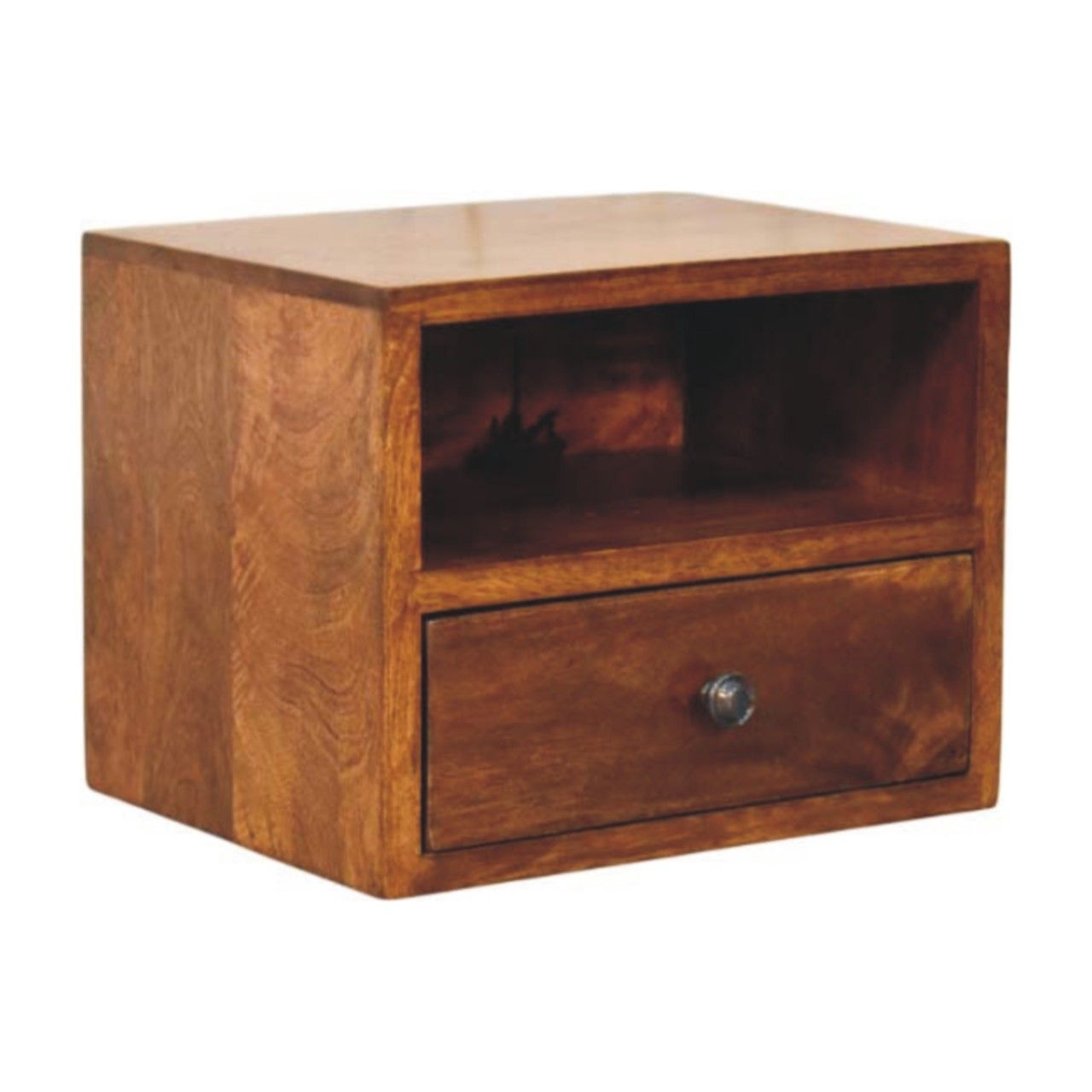 Solis - 1 Drawer Wall Mounted Nightstand - The Sleep Loft - Online Mattress Showroom NYC