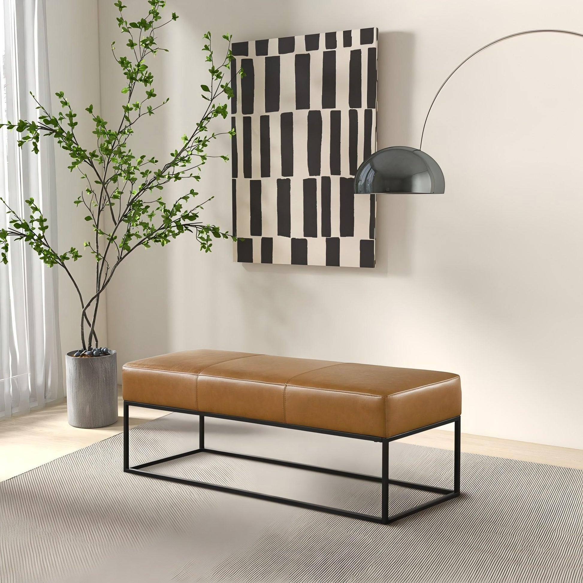 Odessa - Bench - Tan - The Sleep Loft - Online Mattress Showroom NYC