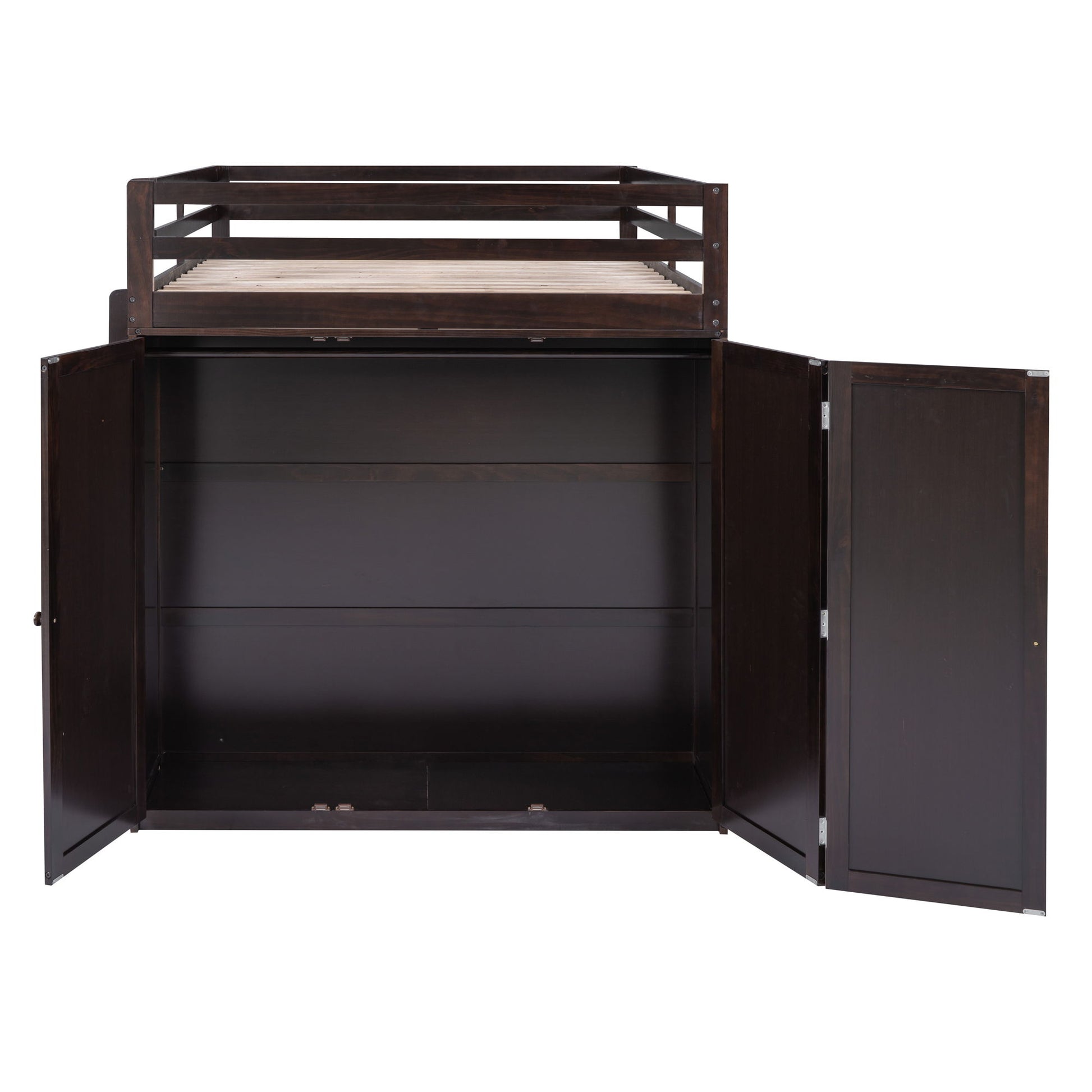Loft Bed With Drawers, Desk, And Wardrobe - The Sleep Loft - Online Mattress Showroom NYC