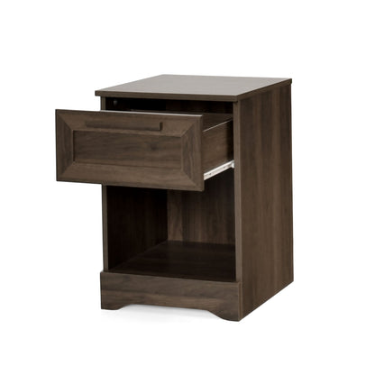 Broxon - Rustic Drawer Nightstand - The Sleep Loft - Online Mattress Showroom NYC