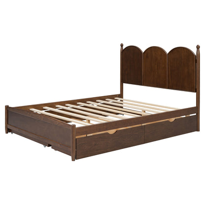 Platform Bed With With 2 Big Drawers And Trundle - The Sleep Loft - Online Mattress Showroom NYC