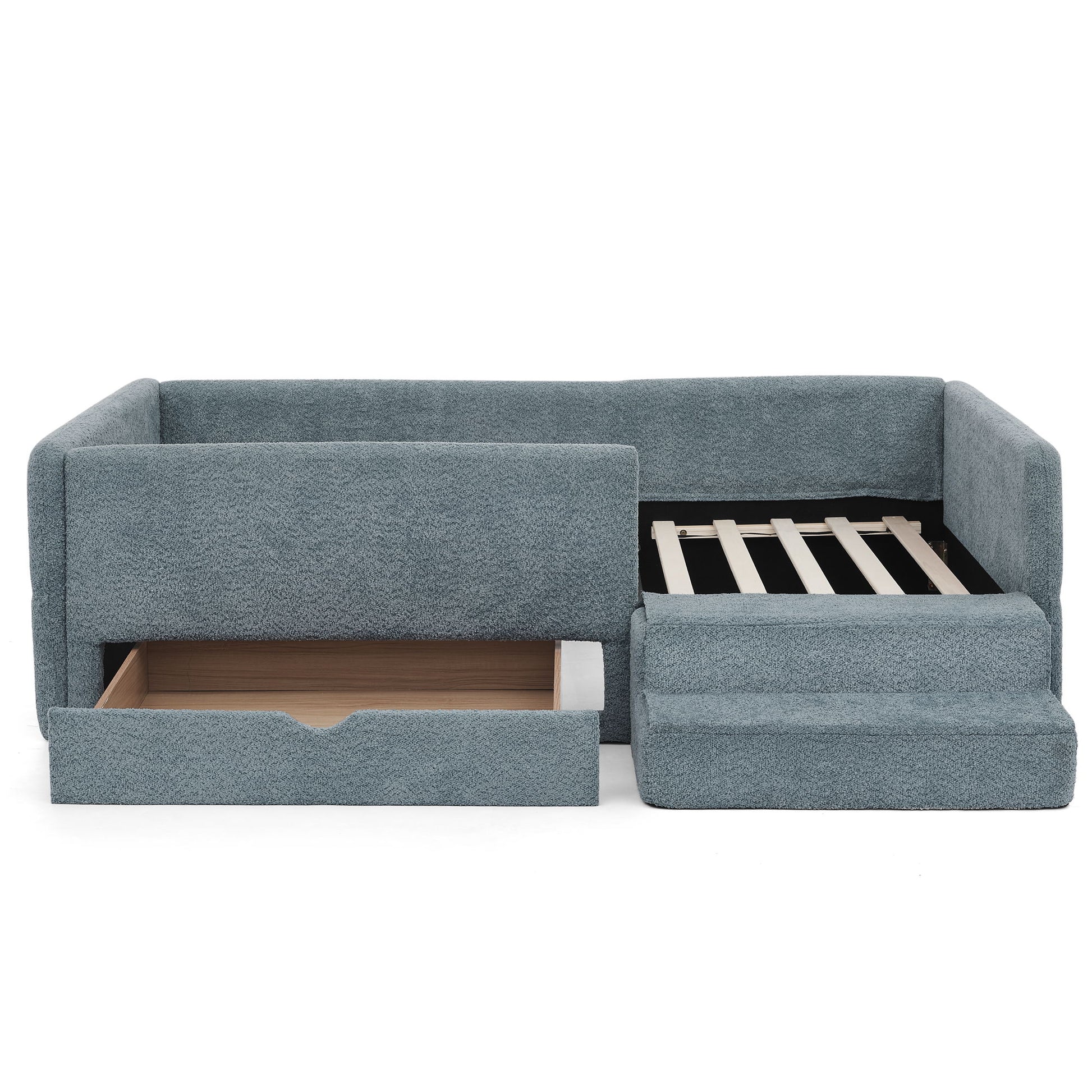 Safe Kids Bed With Guardrails And Storage - The Sleep Loft - Online Mattress Showroom NYC