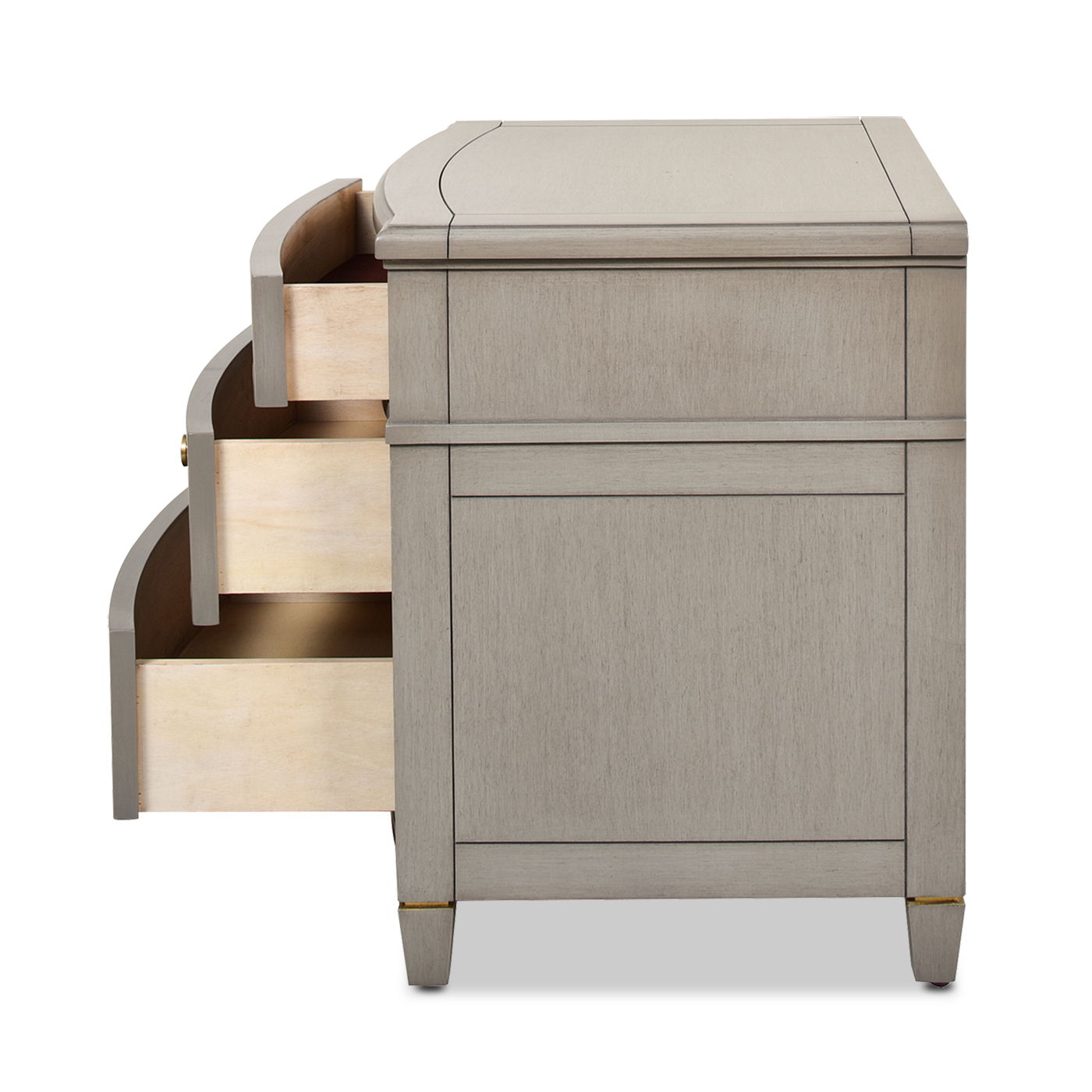 Dauphin - 3 Drawer Accent End Table - The Sleep Loft - Online Mattress Showroom NYC
