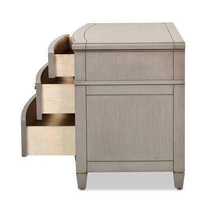 Dauphin - 3 Drawer Accent End Table - The Sleep Loft - Online Mattress Showroom NYC