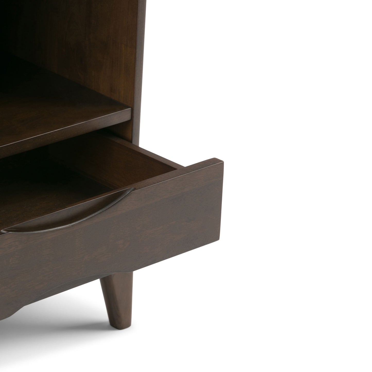 Harper - Bookcase With Storage - Walnut Brown - The Sleep Loft - Online Mattress Showroom NYC