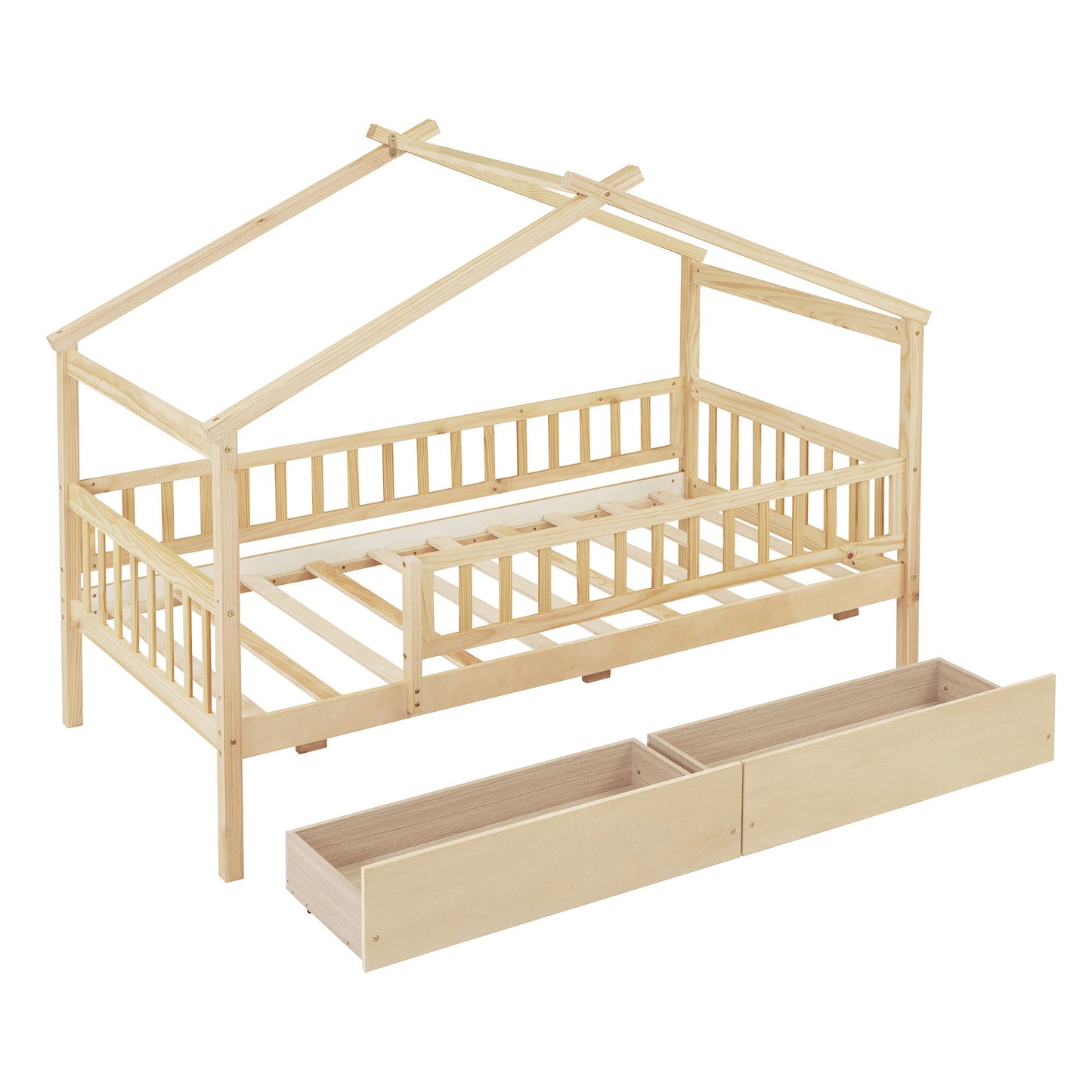House Bed With 2 Drawers - The Sleep Loft - Online Mattress Showroom NYC