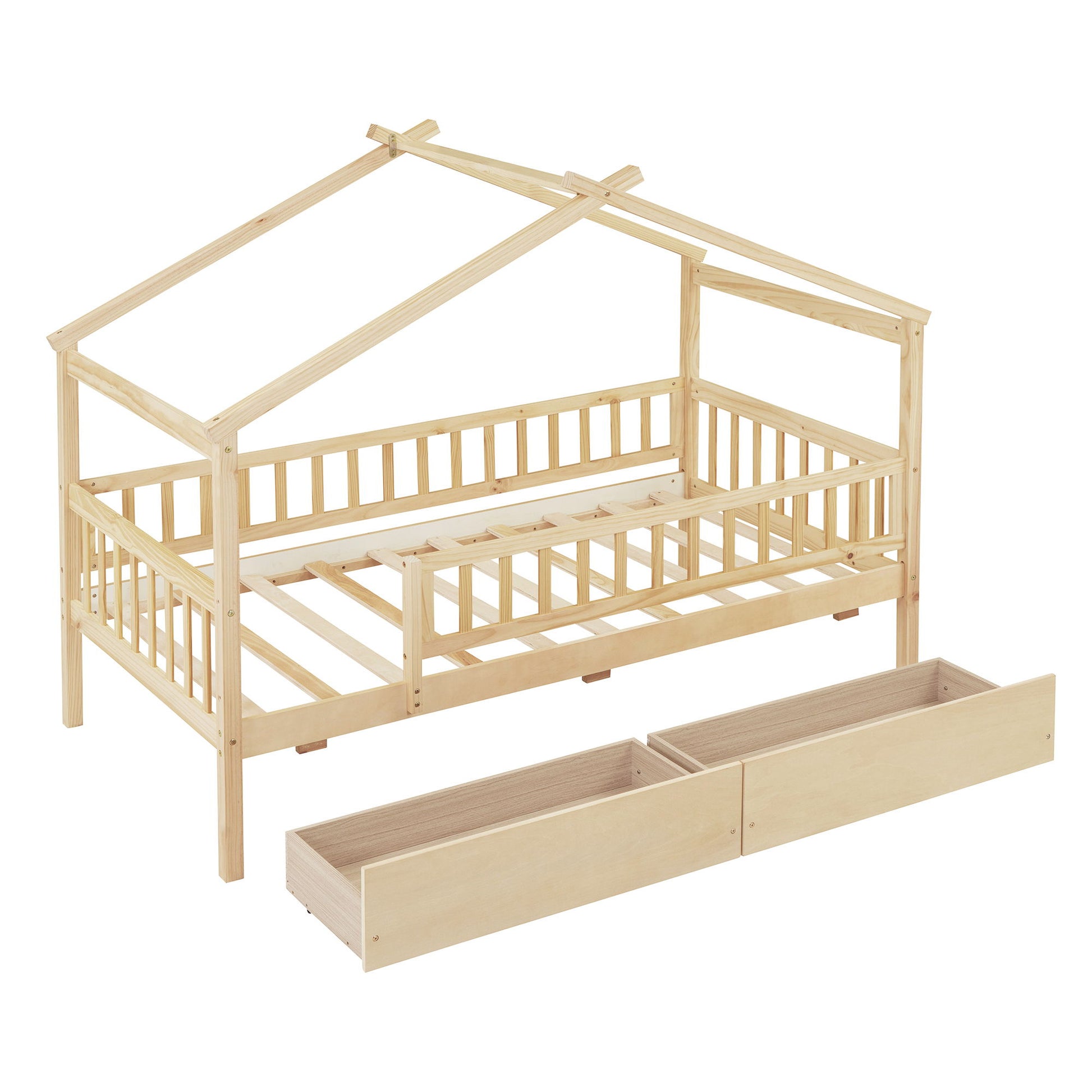 House Bed With 2 Drawers - The Sleep Loft - Online Mattress Showroom NYC