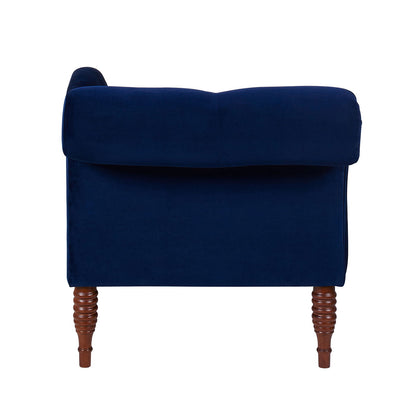 Samuel - Tufted Roll Arm Chaise Lounge - The Sleep Loft - Online Mattress Showroom NYC