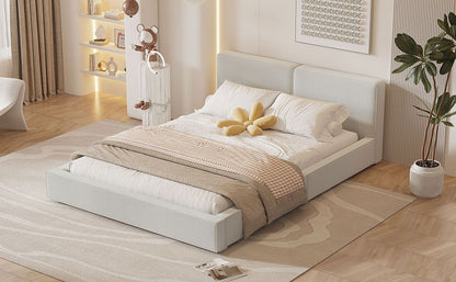Upholstered Platform Bed, Grounded Bed With Solid Frame - The Sleep Loft - Online Mattress Showroom NYC
