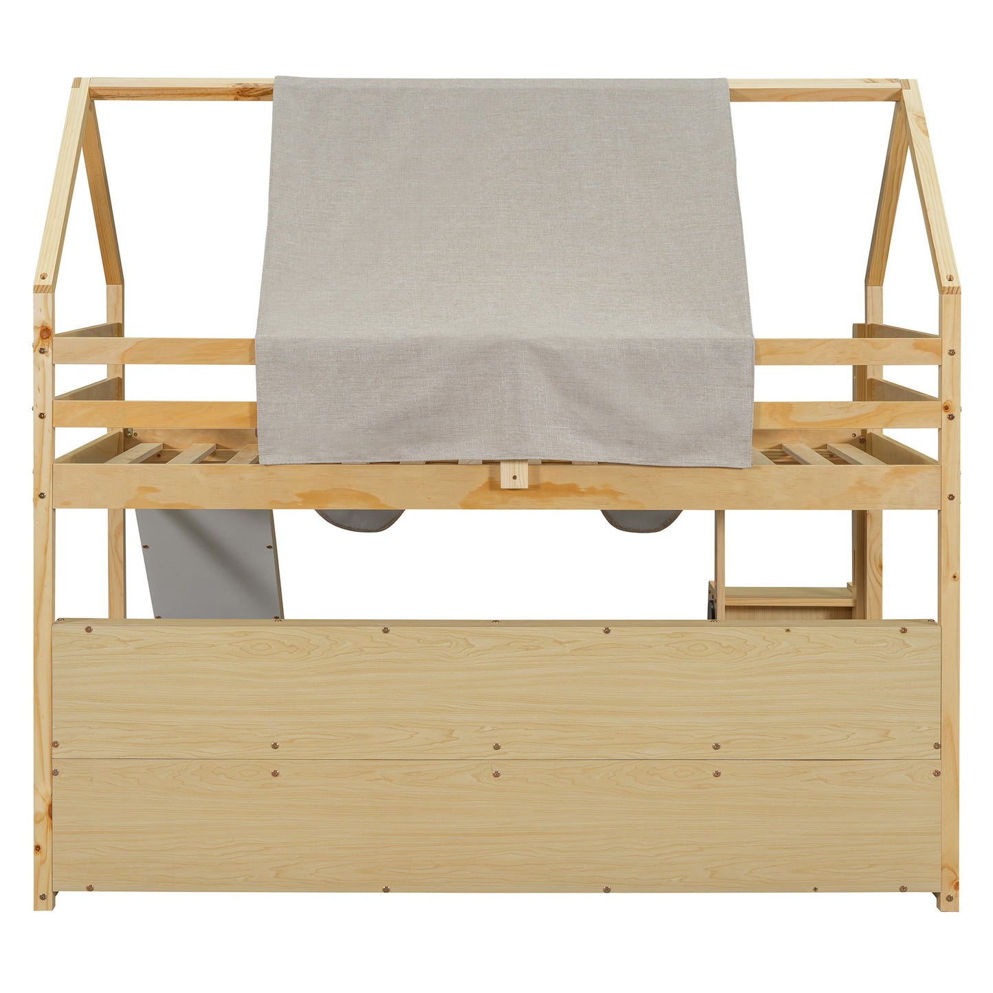Loft Bed With House Shaped Frame And Tent - The Sleep Loft - Online Mattress Showroom NYC