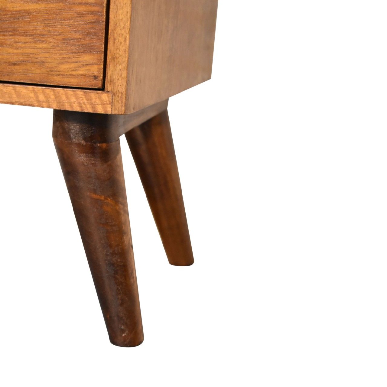 4 Drawer Multi Bedside Table - Chestnut - The Sleep Loft - Online Mattress Showroom NYC