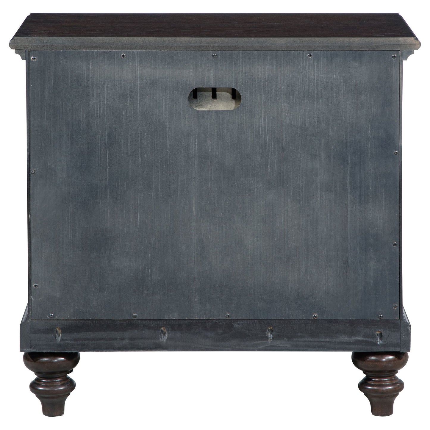 Berwick - 1 Drawer Nightstand With Open Cubby - Dark Oak - The Sleep Loft - Online Mattress Showroom NYC