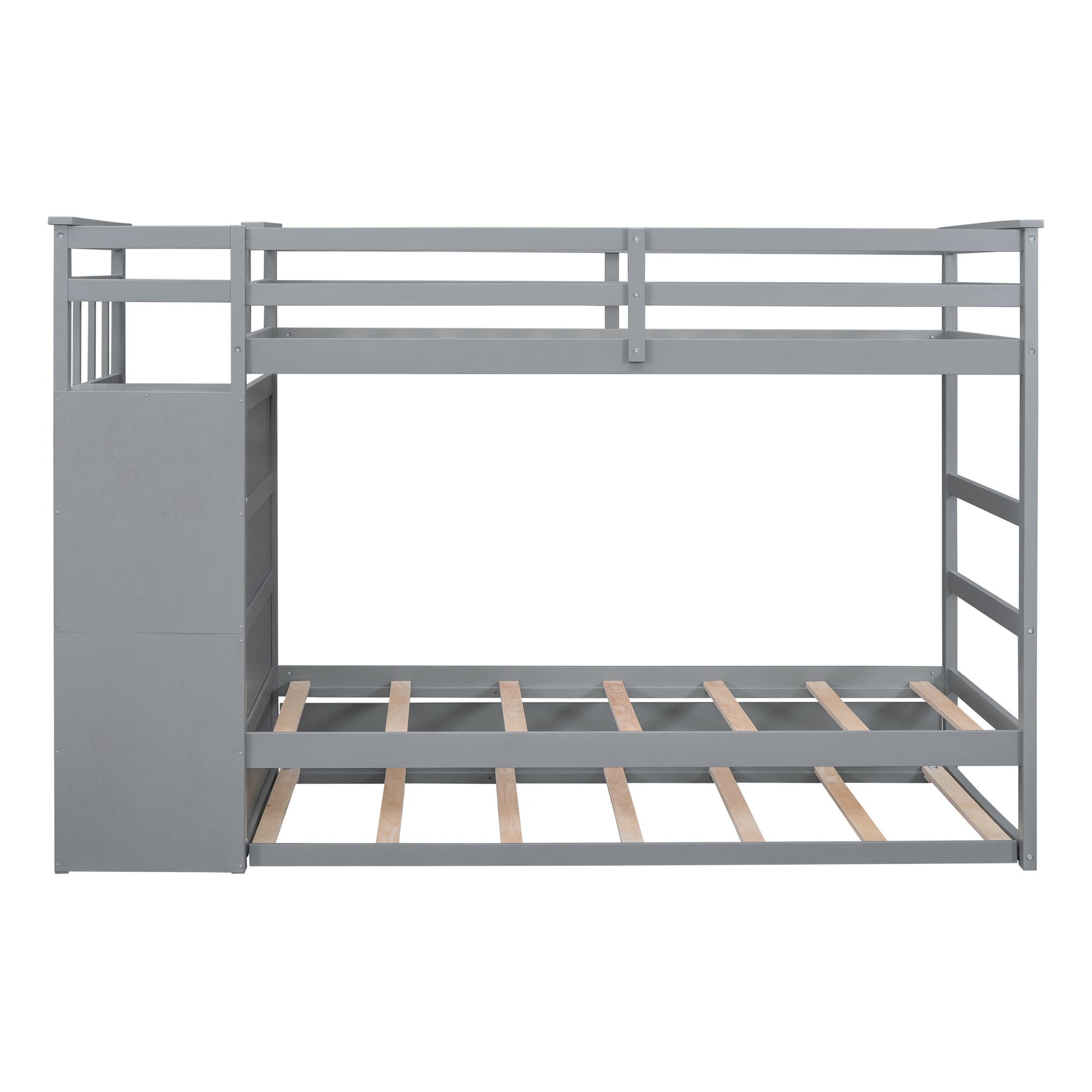Bunk Bed With Trundle And Staircase - The Sleep Loft - Online Mattress Showroom NYC