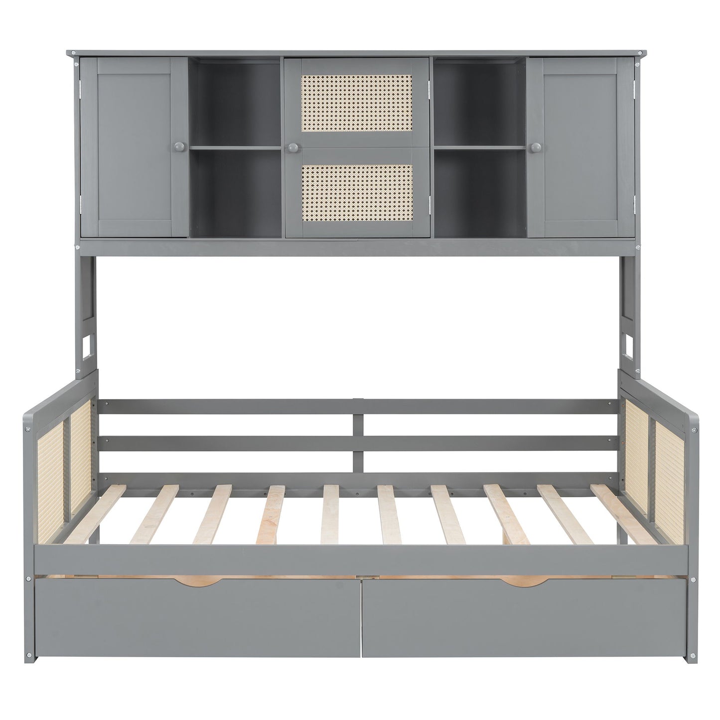 Daybed And All In One Cabinet And Shelf - The Sleep Loft - Online Mattress Showroom NYC