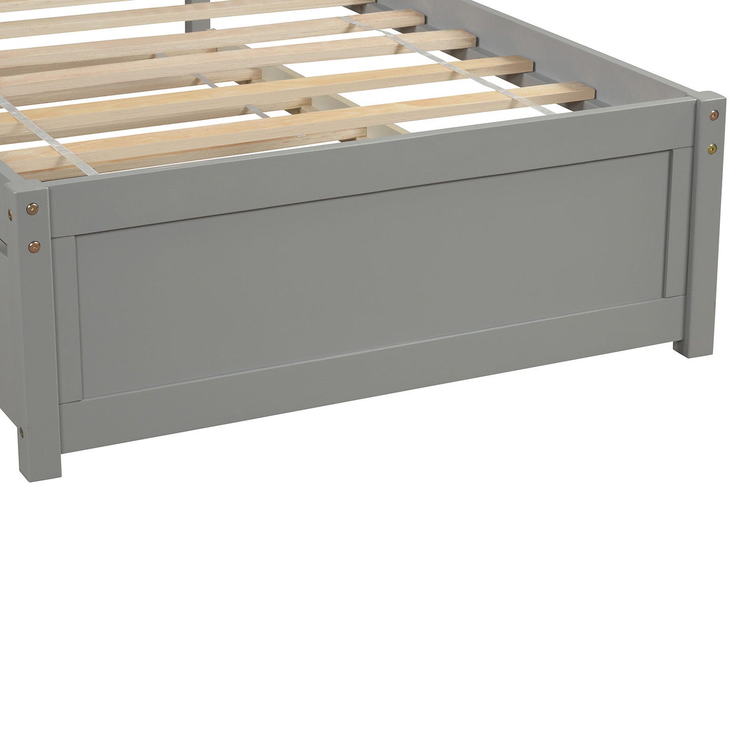 Platform Bed Wood Bed Frame With Trundle - The Sleep Loft - Online Mattress Showroom NYC