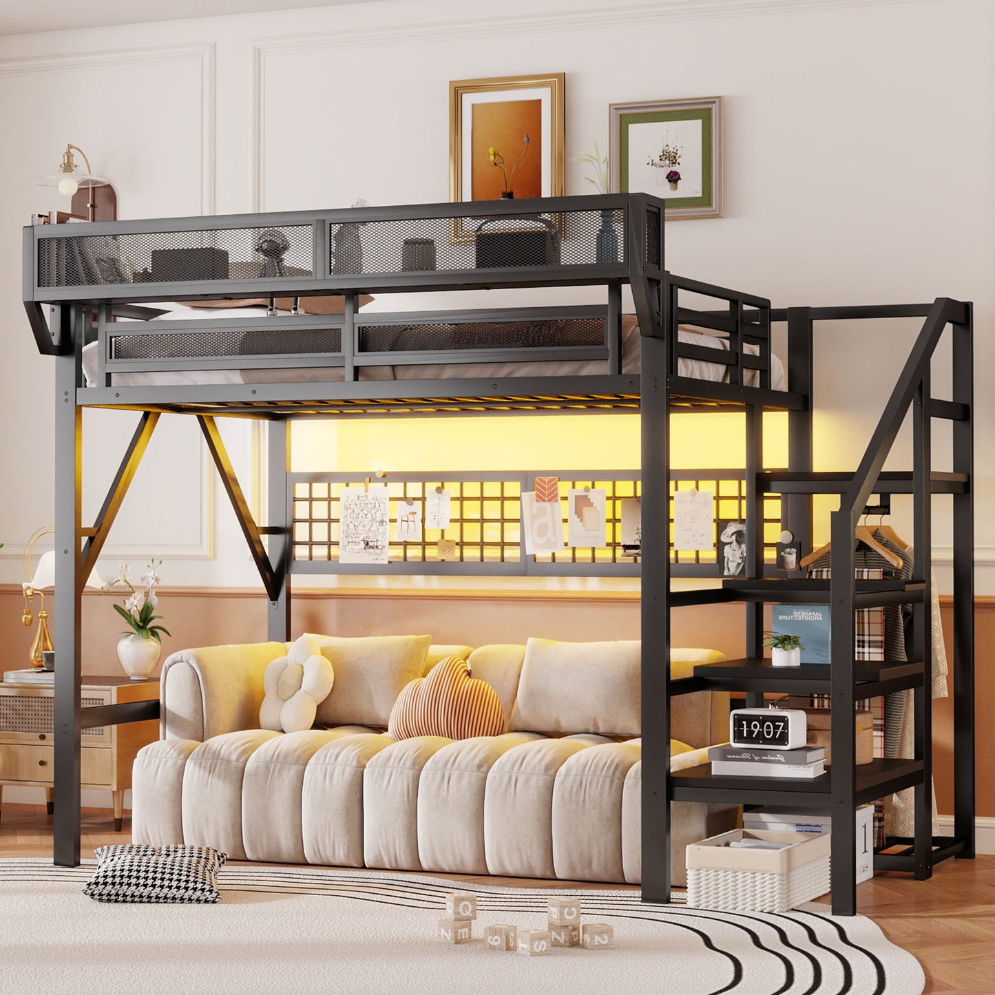 Loft Bed With Stairs And Storage - The Sleep Loft - Online Mattress Showroom NYC