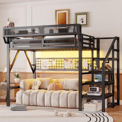 Loft Bed With Stairs And Storage - The Sleep Loft - Online Mattress Showroom NYC