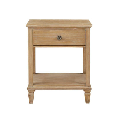 Victoria - Bedside Table With Drawer And Shelf - The Sleep Loft - Online Mattress Showroom NYC