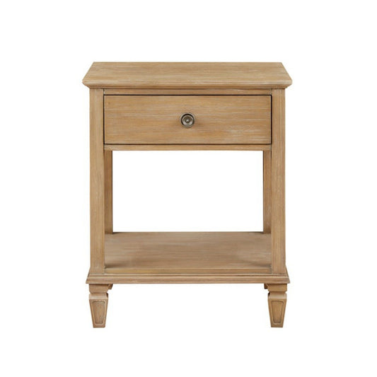Victoria - Bedside Table With Drawer And Shelf - The Sleep Loft - Online Mattress Showroom NYC