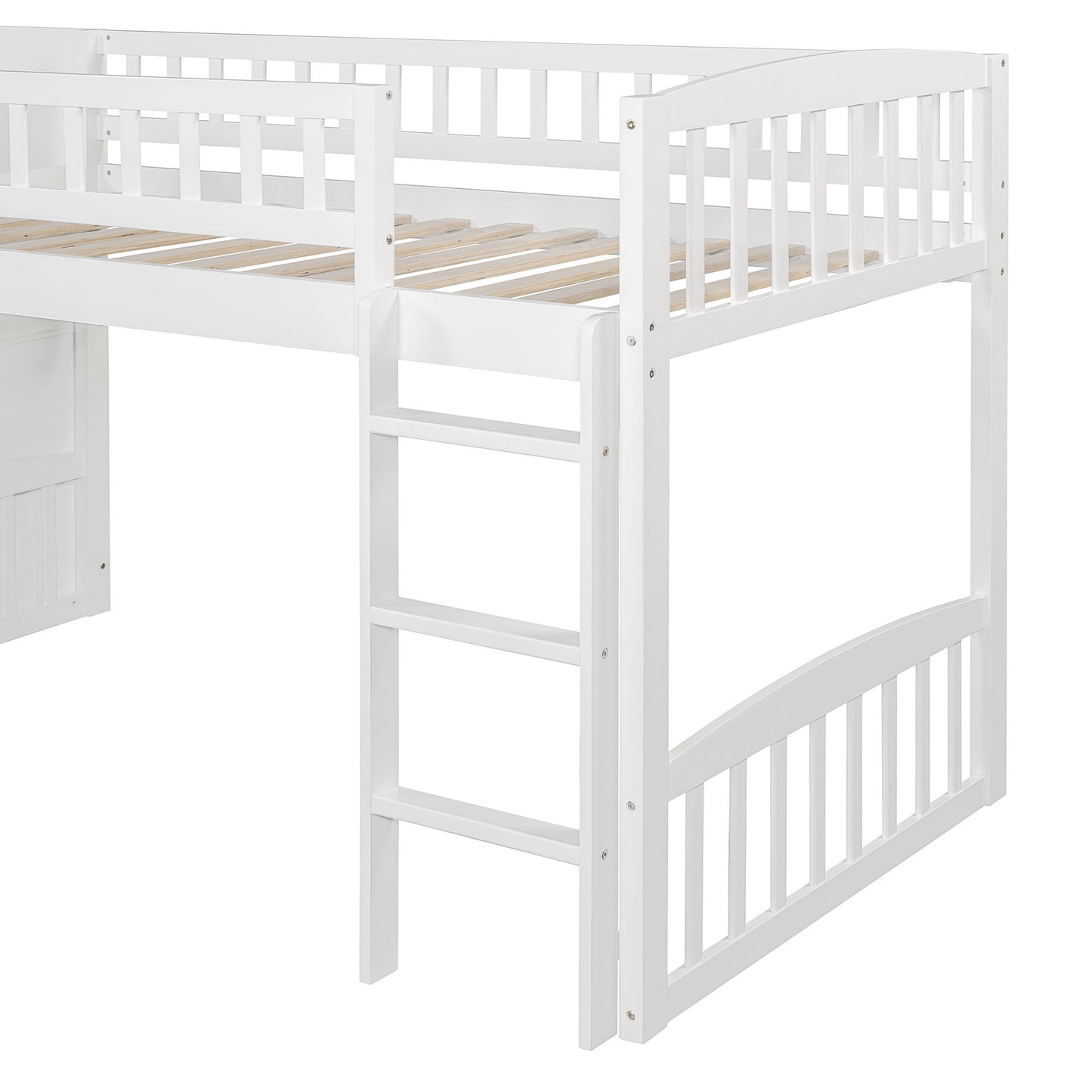 Loft Stairway Bed With 2 Drawers, Convertible Ladder And Slide - The Sleep Loft - Online Mattress Showroom NYC