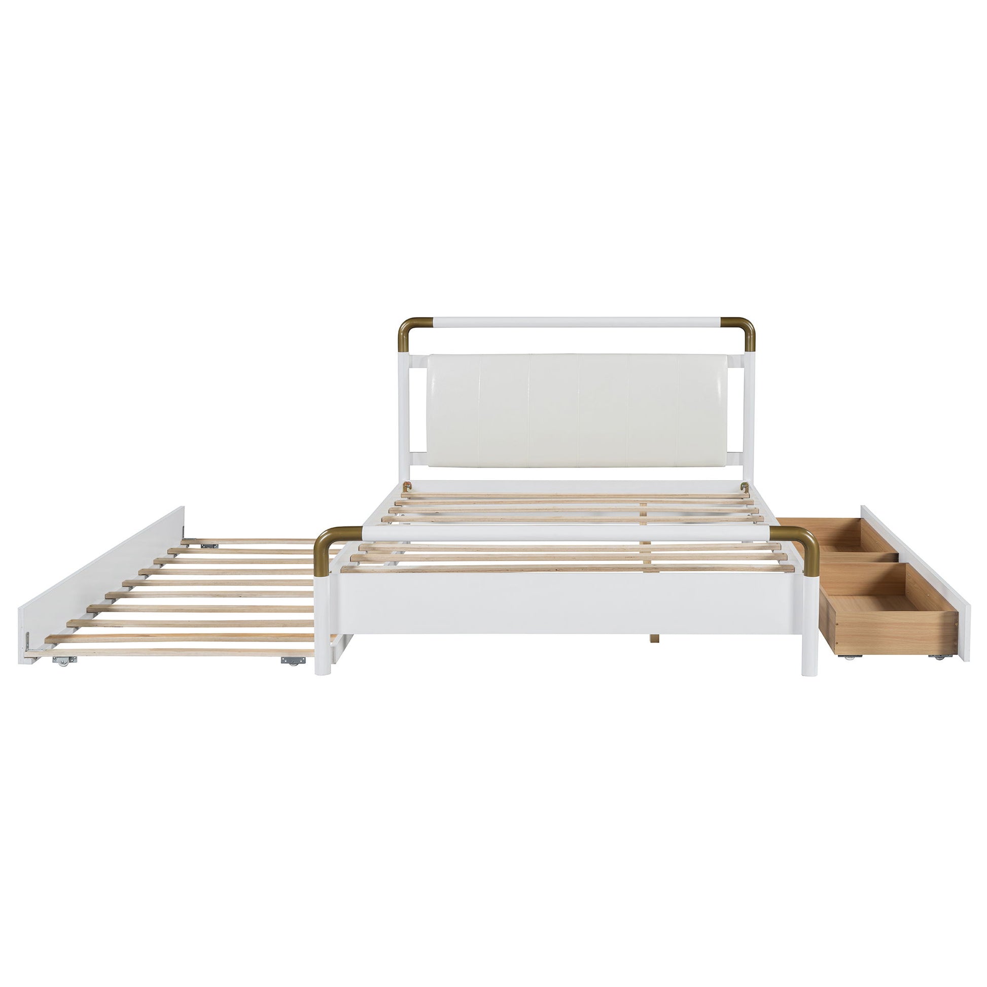 Storage Platform Bed, With 2 Big Drawers, Trundle - The Sleep Loft - Online Mattress Showroom NYC