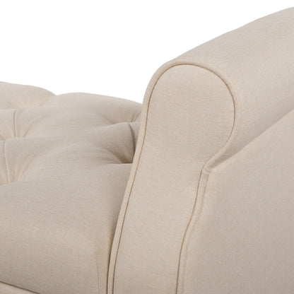 Jacqueline - Tufted Roll Arm Storage Bench - The Sleep Loft - Online Mattress Showroom NYC