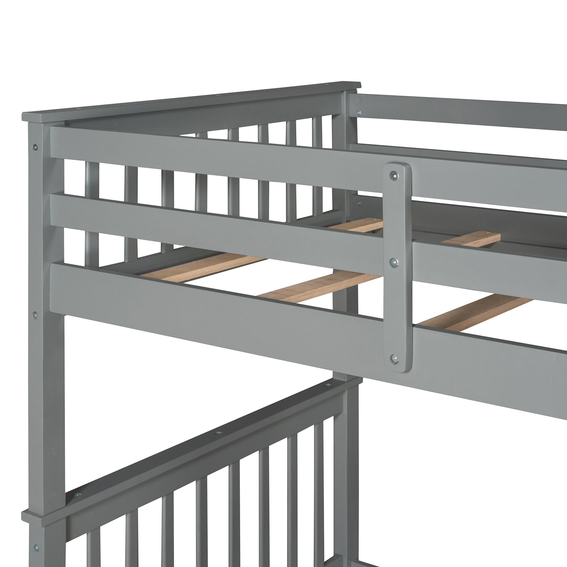 Bunk Bed With Ladders And 2 Storage Drawers - The Sleep Loft - Online Mattress Showroom NYC