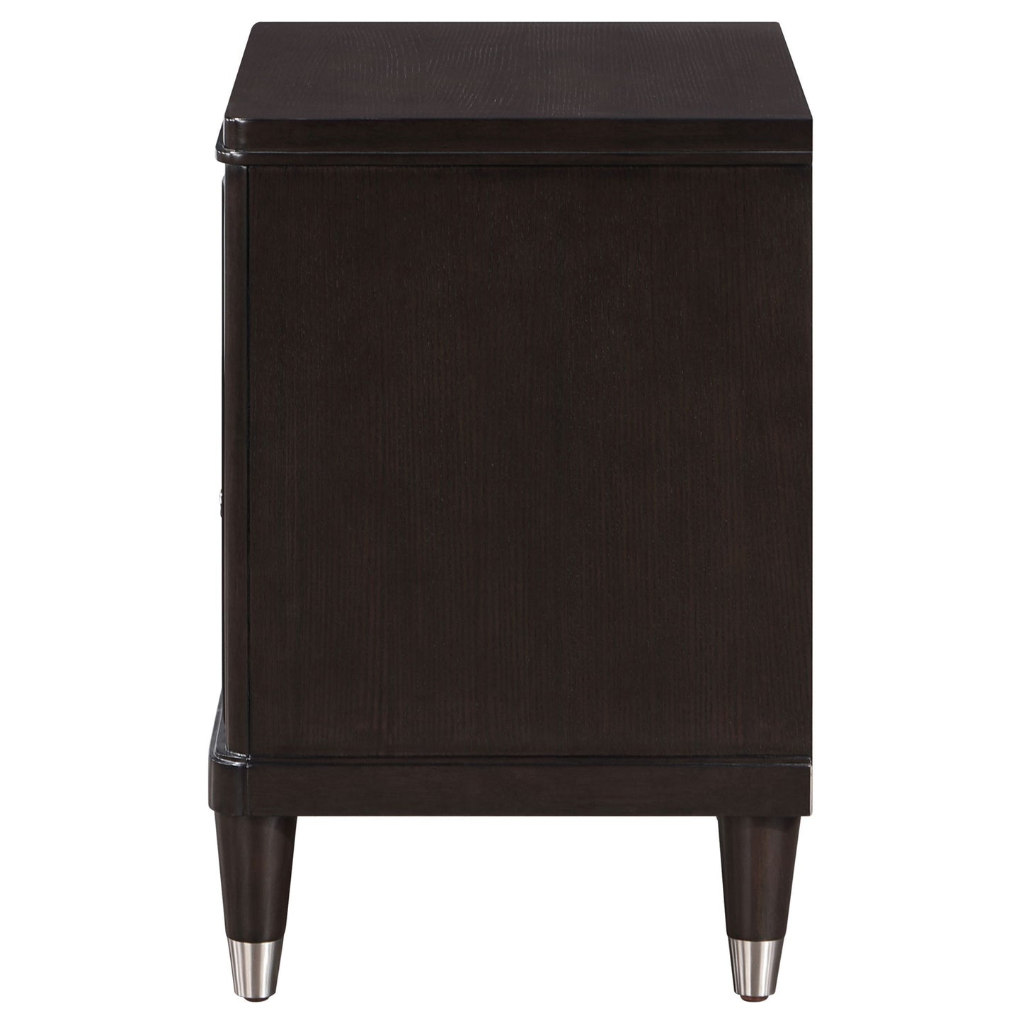 Niguel - 2 Drawer Nightstand With Felt Lined Top Drawer - Brown - The Sleep Loft - Online Mattress Showroom NYC