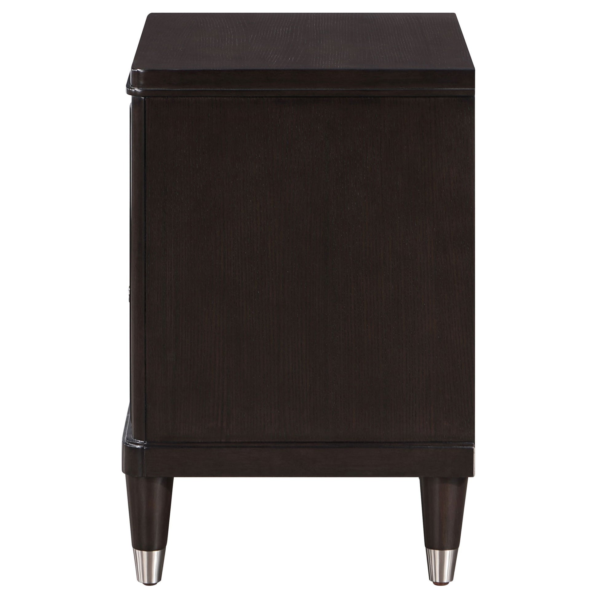 Niguel - 2 Drawer Nightstand With Felt Lined Top Drawer - Brown - The Sleep Loft - Online Mattress Showroom NYC