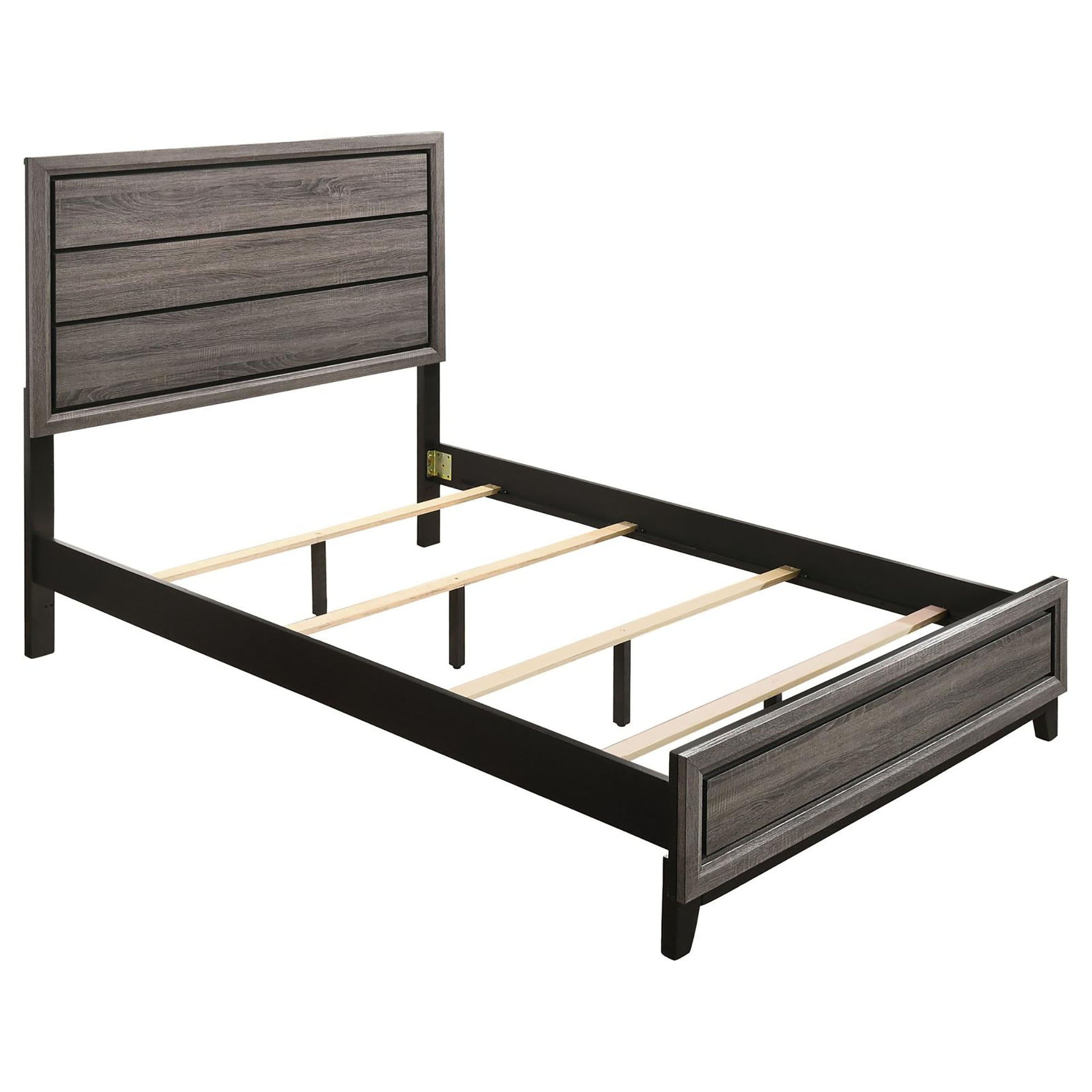 Queen Panel Bed Accents - Gray - The Sleep Loft - Online Mattress Showroom NYC