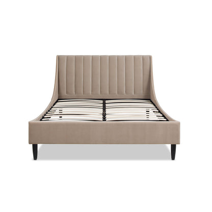 Aspen - Vertical Tufted Modern Headboard Platform Bed Set - The Sleep Loft - Online Mattress Showroom NYC