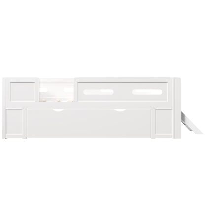 Platform Bed With Guardrail And Drawer - The Sleep Loft - Online Mattress Showroom NYC