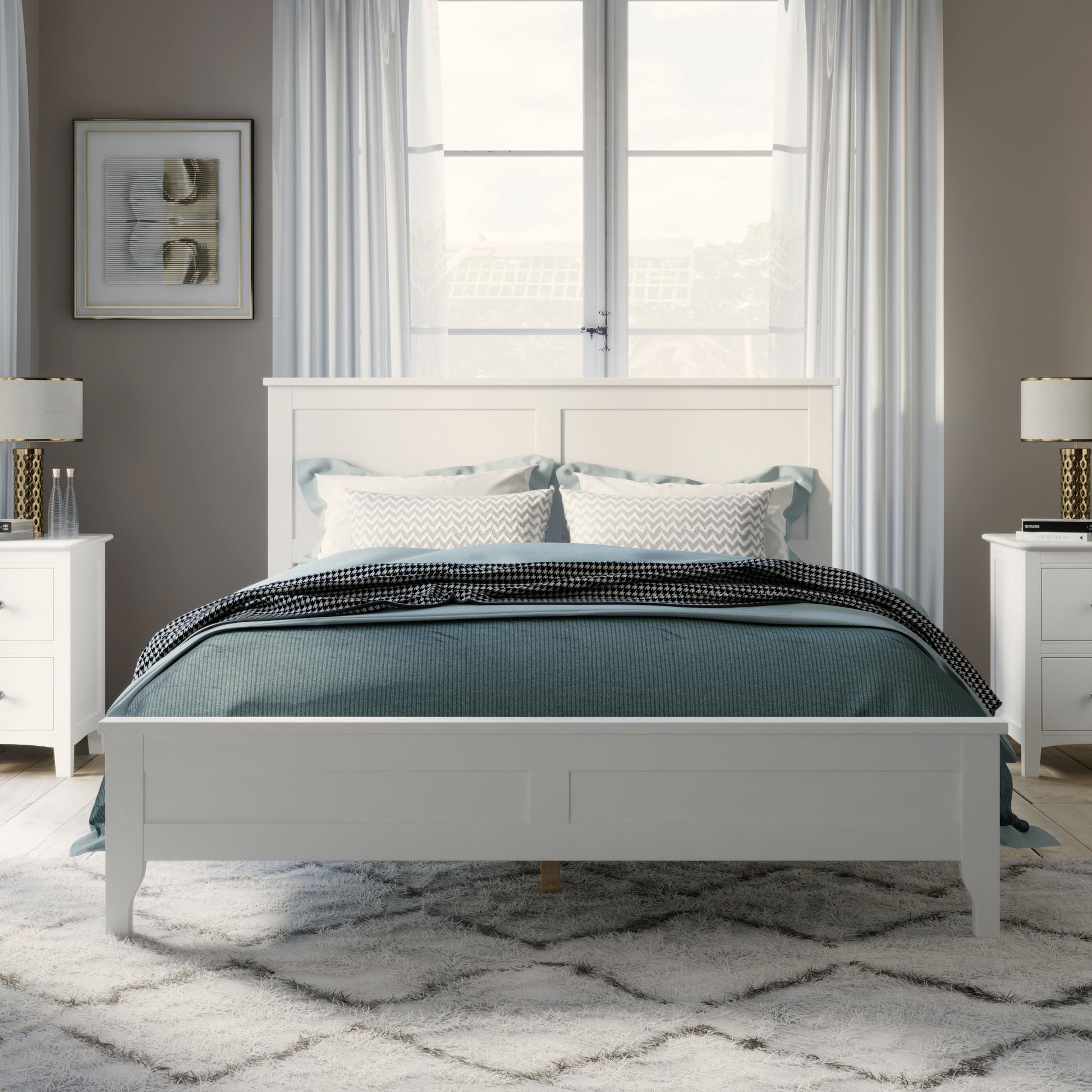 Modern Solid Wood Platform Bed - The Sleep Loft - Online Mattress Showroom NYC