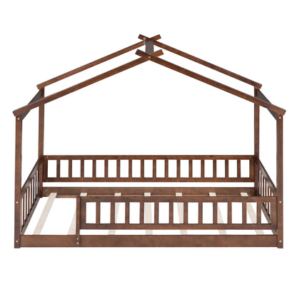 Bed House Bed Frame With Fence - The Sleep Loft - Online Mattress Showroom NYC