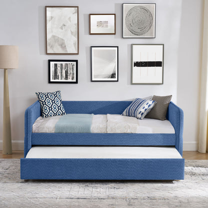 Upholstered Daybed With Pop Up Trundle - The Sleep Loft - Online Mattress Showroom NYC