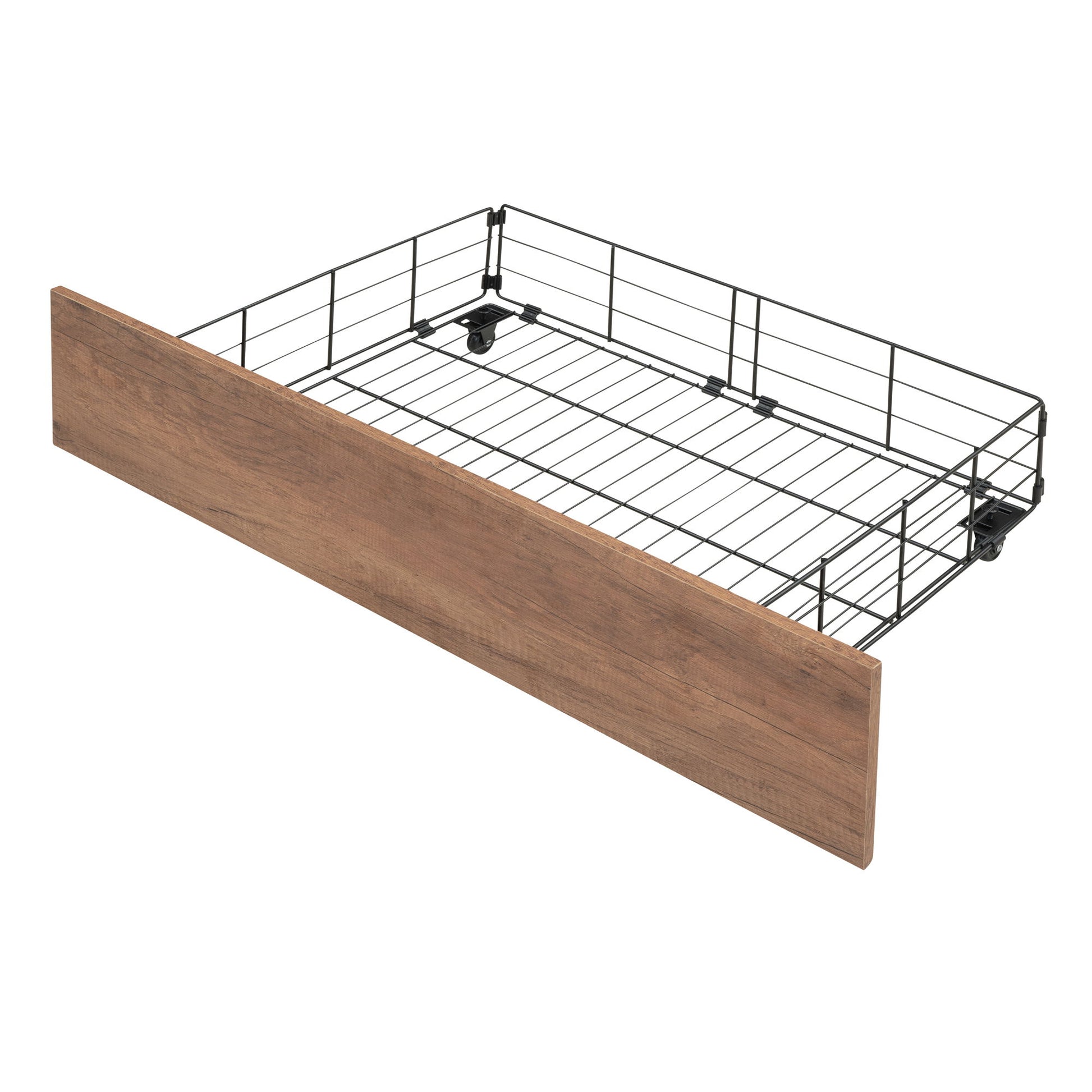 Full Over Twin-Twin Triple Bunk Bed With Drawers And Staircase - Black - The Sleep Loft - Online Mattress Showroom NYC
