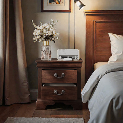 Nightstand With 2 Drawers - The Sleep Loft - Online Mattress Showroom NYC