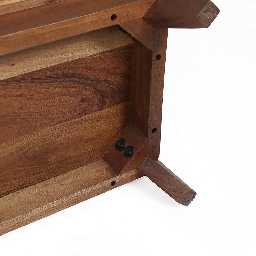 Nightstand Natural Wood - Brown - The Sleep Loft - Online Mattress Showroom NYC