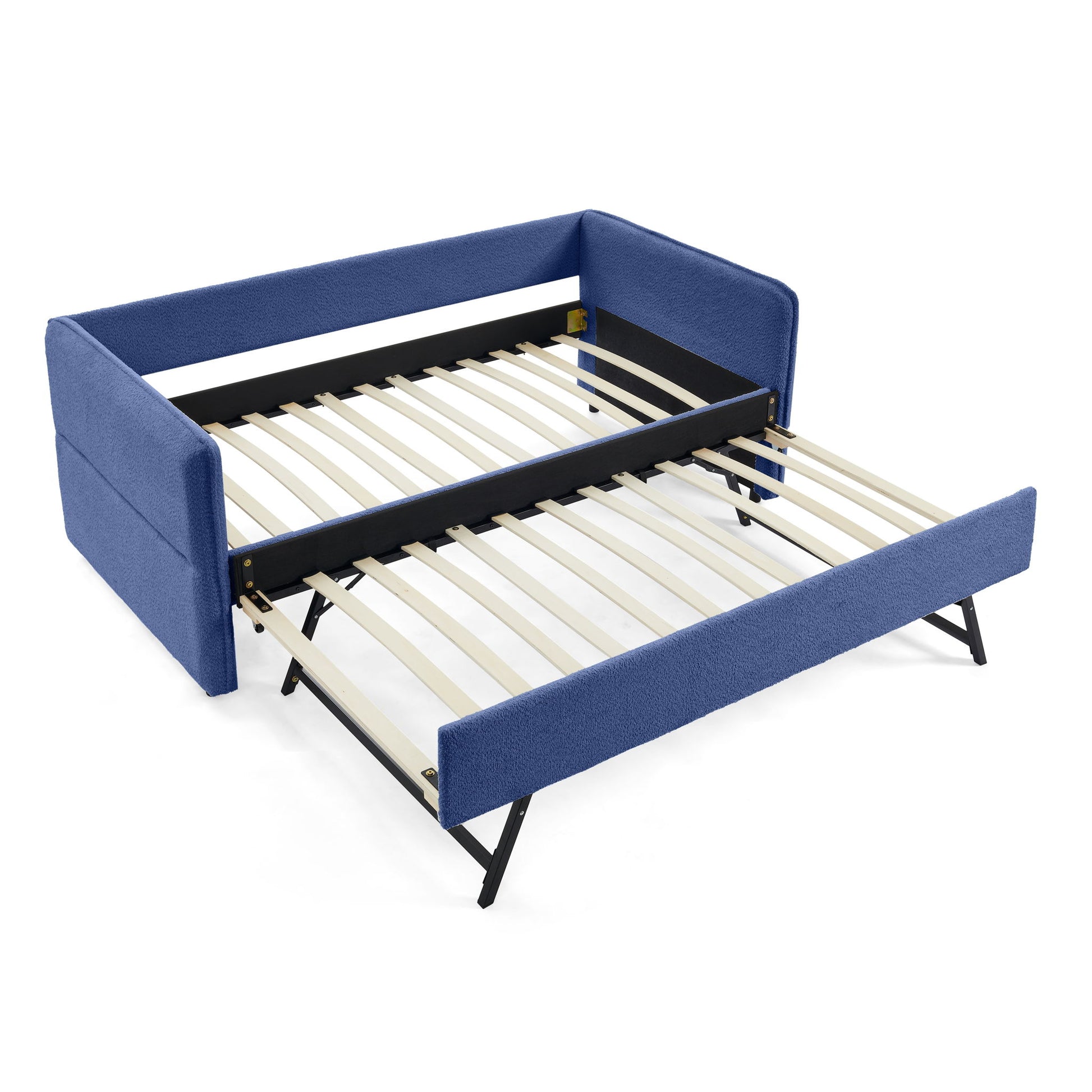 Upholstered Daybed With Pop Up Trundle - The Sleep Loft - Online Mattress Showroom NYC
