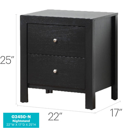 Charming Nightstand With Drawers - The Sleep Loft - Online Mattress Showroom NYC