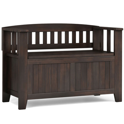 Acadian - Entryway Storage Bench, Handcrafted - The Sleep Loft - Online Mattress Showroom NYC