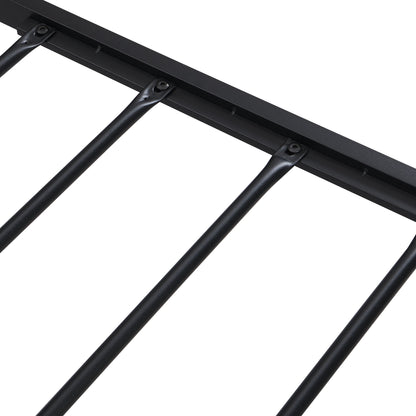 Platform Bed Frame With Wooden Headboard And Footboard, USB Liner - The Sleep Loft - Online Mattress Showroom NYC